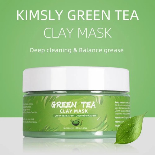 Turmeric Green Tea Avocado Clay Facial Mud Mask Deep Skin Care Face Body Beauty - Picture 26 of 27