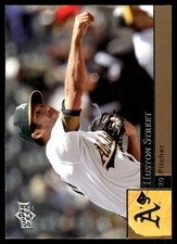 Huston Street 2009 Upper Deck #286 Athletics MLB READ FREE SHIPPING AutographDen