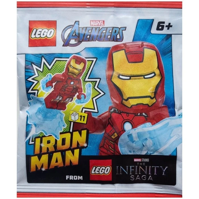 LEGO Marvel Iron Man Mark 7 Armor with Power Blasts Paper Bag 242406 (SEALED) - Image 1 of 1
