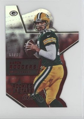 2015 Panini Rookies & Stars Die-Cut Longevity Red 60/99 Aaron Rodgers 0nr3
