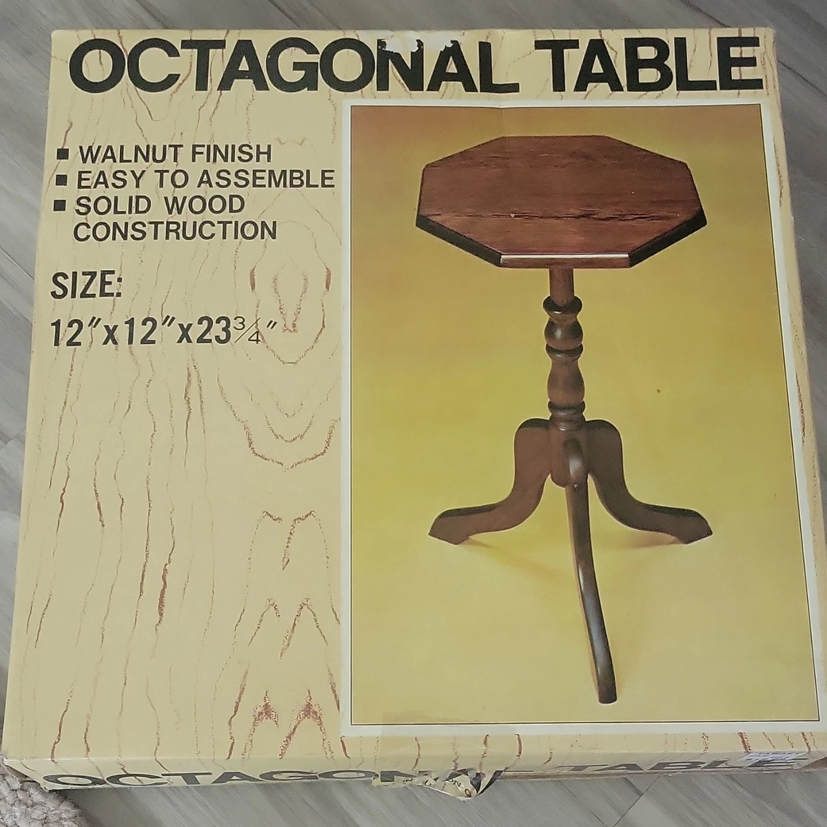 octagon end table products for sale | eBay