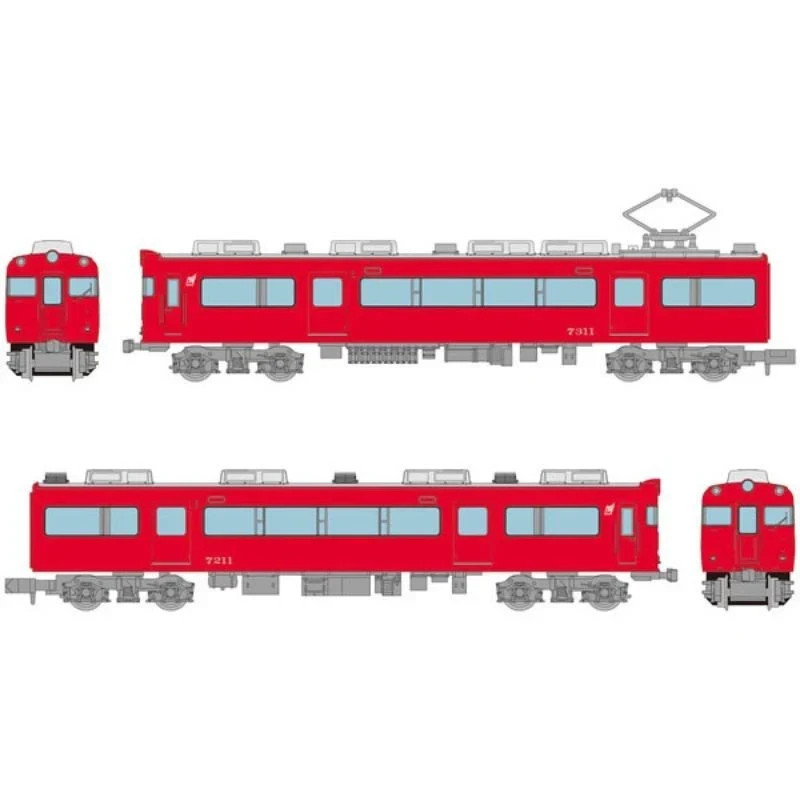 Tetsudou Collection Nagoya Railway 7300 Series 2Car Set JAPAN OFFICIAL