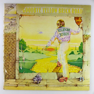 2x 12'' LP Vinyl - Elton John   Goodbye Yellow Brick Road - F3123 D28