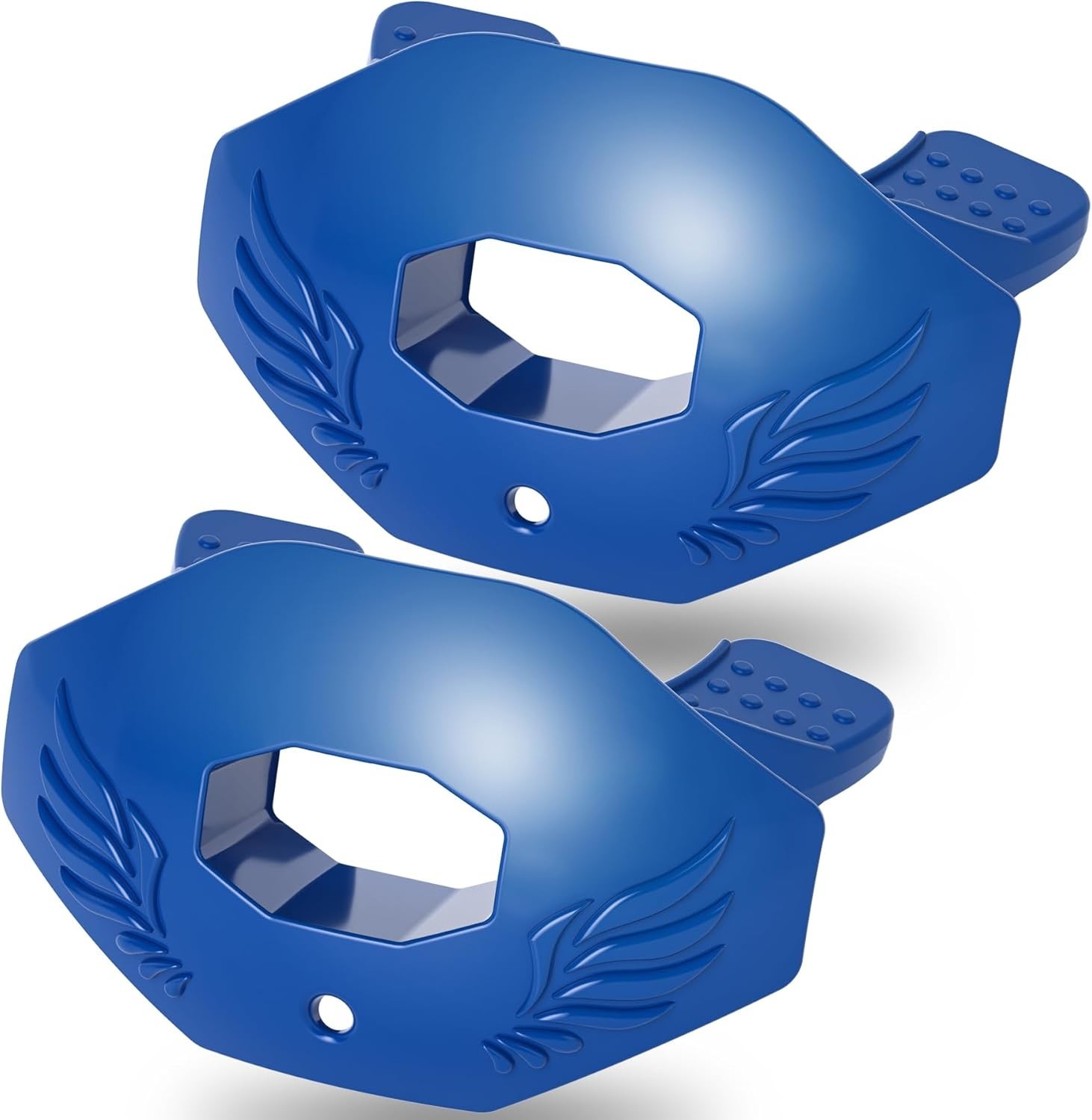 2Pcs Football Mouth Guard with Strap,No Boil, Soft and Durab
