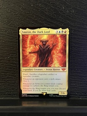 Sauron, the Dark Lord MTG Universes Beyond: the Lord of the Rings, Mint