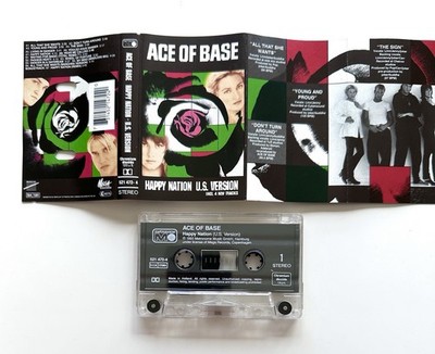 Ace Of Base 1993   Happy Nation (U.S. Version) Cassette Kassette Tape MC