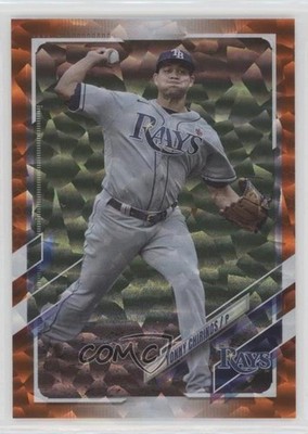 2021 Topps Orange 98/299 Yonny Chirinos #592 sh7