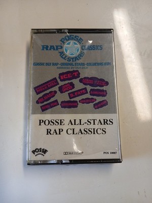 NEW  POSSE ALL-STARS RAP CLASSICS'' CASSETTE SEALED POS-10007 RARE (1988, POSSE)
