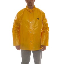 Tingley J22257 Rain Jacket, L, Ylw, Unisex, 0.25Mm Thick