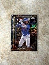 2025 Topps Chrome Gilded Collection Mini Diamond Refractor Luis Angel Acuna /50