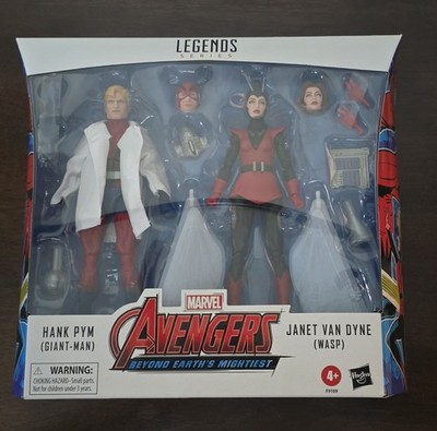 Avengers Marvel Legends Series Hank Pym (Giant-Man) and Janet Van Dyne (Wasp)