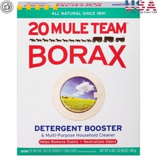 Natural Borax Detergent Booster Multi-Purpose Cleaner Stain Remover 65oz New