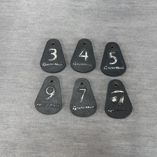 Number Tags Set 6x for TaylorMade Fairway Wood Headcovers OEM Replacements 