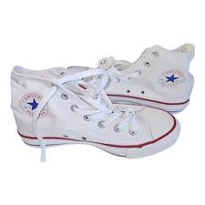 NEW Unisex CONVERSE CHUCK TAYLOR  ALL STAR HIGH TOP Optical White (M7650)