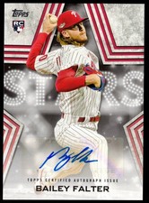 Bailey Falter - 2023 Topps Baseball Stars Autographs #BSA-BF (AU, RC) FREE SHIP