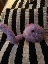 Pomsies Speckles Purple Kitty Cat Pet Interactive Plush AS IS