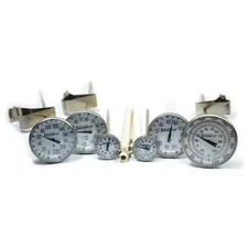 Thermco Accg110c 8" Stem Analog Dial Pocket Thermometer, -10 Degrees To 110