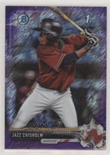 2017 Bowman Chrome Prospects Purple Shimmer Refractor Jazz Chisholm #BCP207 0h4v