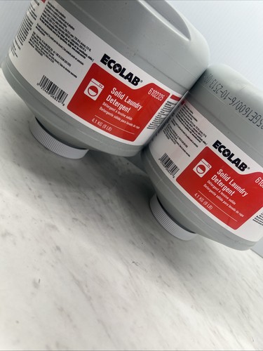 Ecolab 6102325 festes Waschmittel - zwei 9-Pfund-Behälter - Bild 2 von 8