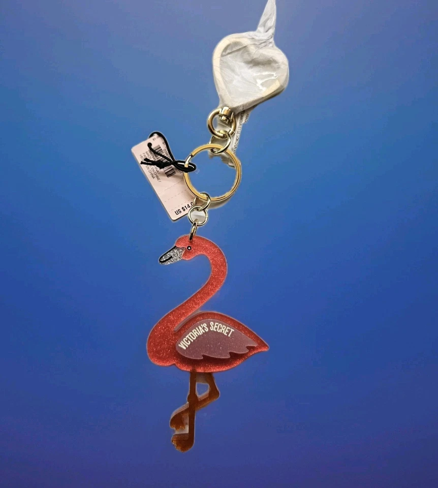 Berloque bolsa chaveiro borboletas multicoloridas Victoria's Secret novo com etiquetas - Imagem 3 de 4