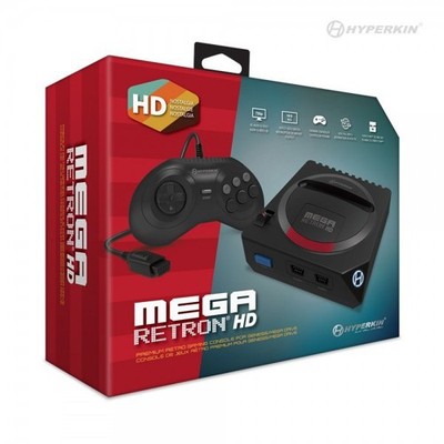 MegaRetroN HD #schwarz für Sega Megadrive / Genesis NEU & OVP