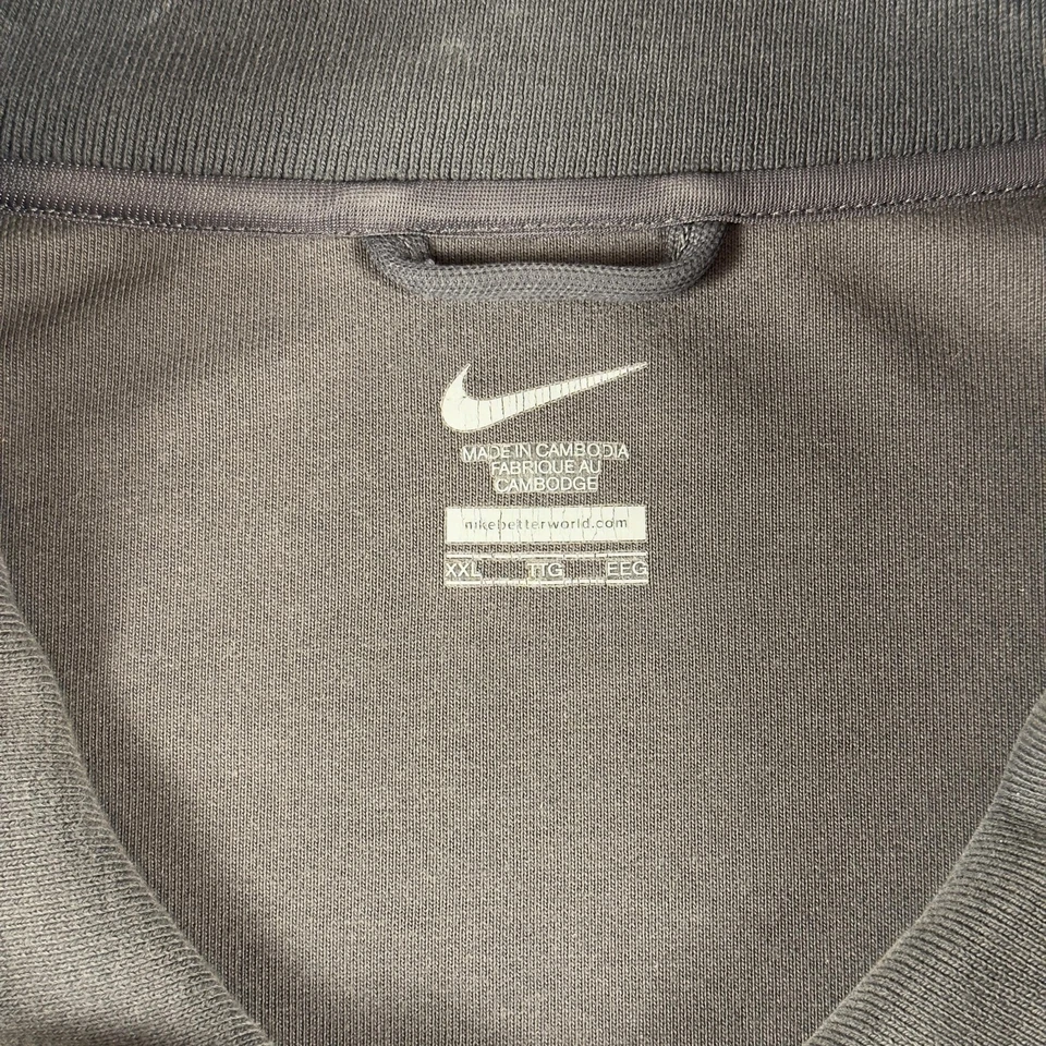 Nike RF Roger Federer Chaqueta Para Hombres 2XL Gris Rojo Cremallera Completa Pista Tenis 424947-060 Foto 2 de 4