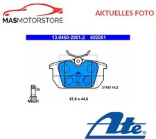 SATZ BREMSBELÄGE BREMSKLÖTZE HINTEN ATE 130460-29512 P FÜR ALFA ROMEO 155,145