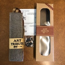 Art Tribute Camera Strap New in Box Brown Herringbone