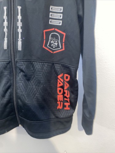 Star Wars Darth Vader Luke Skywalker Costume Hoodie Sweatshirt Jacket Sz XL 7X - Picture 2 of 10
