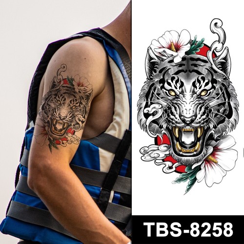 Temporäre Tattoos Tiger Klebetattoos Wasserdicht Tattoo Aufkleber - SteadyINK - Bild 7 von 31