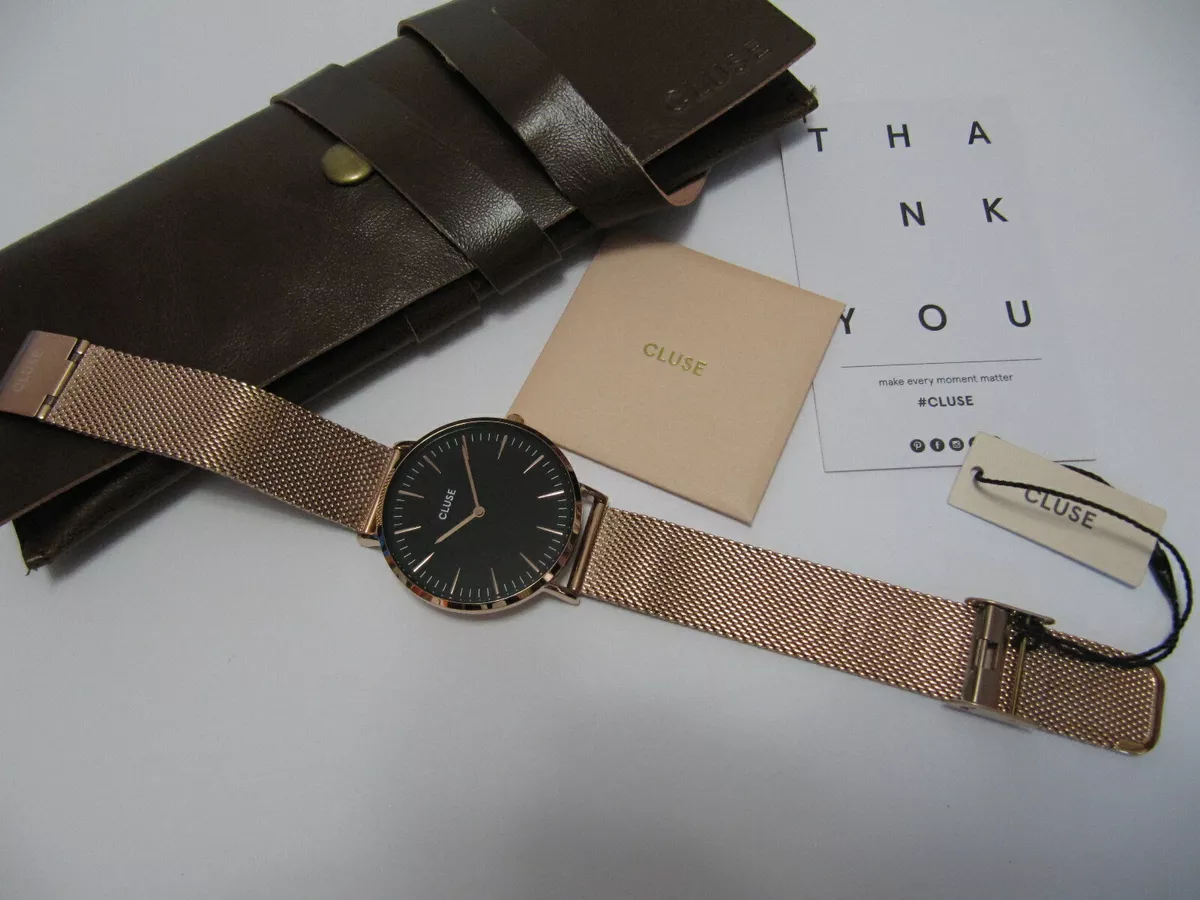 Cluse la boheme shop rose gold black