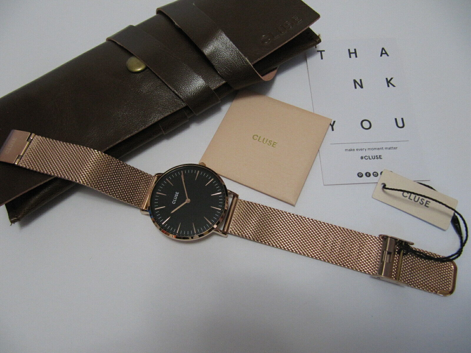oplichter Relatieve grootte Lach New Women Cluse Watch La Boheme Rose Gold Case Mesh Band Black Stainless Steel 8718924594575 | eBay oplichter Relatieve grootte Lach New Women Cluse Watch La Boheme Rose Gold Case Mesh Band Black Stainless Steel 8718924594575 | eBay
