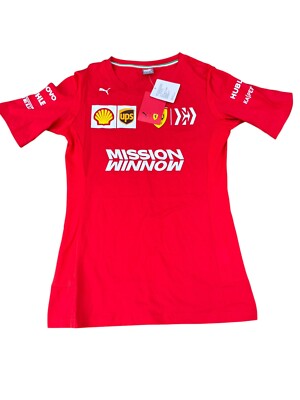 NEW NWT RARE SCUDERIA FERRARI TEAM F1 2018 SHIRT