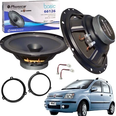 Coppia Casse Altoparlanti Phonocar Posteriori bicono 120W per Fiat Panda 169