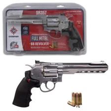 Crosman SR357 Full Metal CO2 Powered BB Air Revolver Pistol CRVL357S