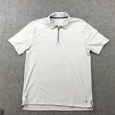 Laird Polo Shirt Mens XL Gray Limited Edition 1/4 Zip Turtle Embroidered