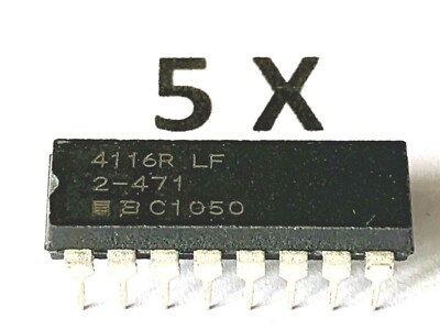Arrays, 15 x 470R, 4116R-2-471LF, Bourns, 100V, 2%, Netzwerk, DIP16, 5 Stück