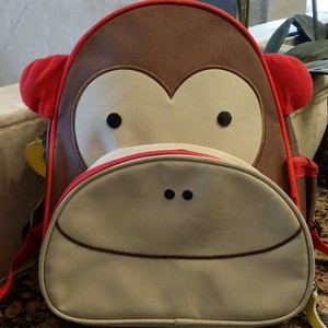 skip hop monkey backpack