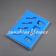 1x Dental Promotion Fiber Screw Resin Post 20 Pcs & 4 Drills Screw Thread Quartz