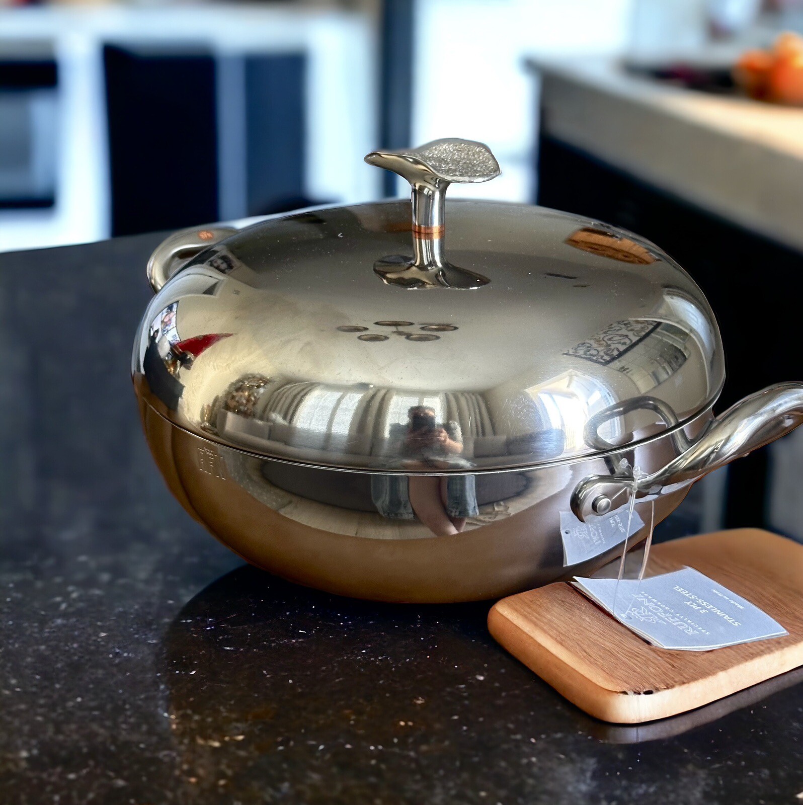 RUFFONI E'PRONTO STAINLESS STEEL 5 PLY XCORE STOCK/SAUCEPAN POT W/LID 3.5Qt 10” eBay