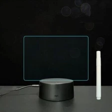Led drawing copy board, night light USB message board with pen 