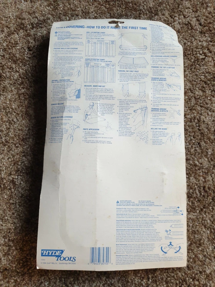 HYDE WALL COVERING KIT 4 PIECE TOOL KIT - Image 4 of 4