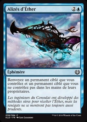 MTG Magic KLD - (x4) Aether Tradewinds/Alizés d'Éther, French/VF