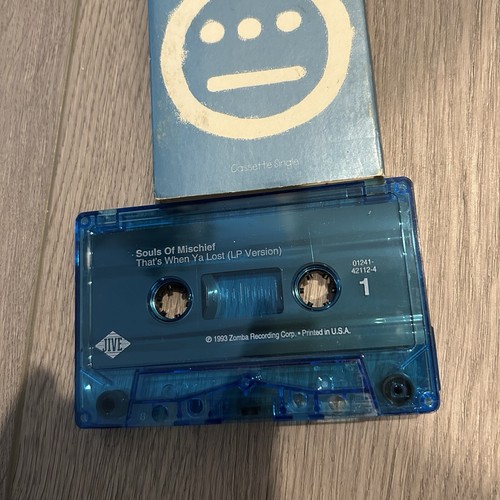 Vintage Souls Of Mischief cassette single tape thats when ya lost hiphop rap 90 - Picture 5 of 6