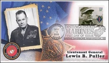 AO-3962-3, 2005, Distinguished Marines, Lewis B. Puller, FDC, Add On Cachet, SC