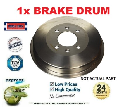 1x BRAKE DRUM for FORD FIESTA IV 1.25 i 16V 1995-2002