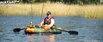 Sea Eagle PackFish 7 Deluxe pkg. Inflatable unique 1person fishing enclosed hull