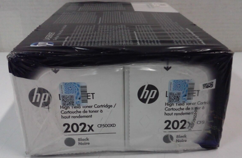 Laserjet HP 202X Blk 2 High Yield Toner (CF500XD) Double Pack