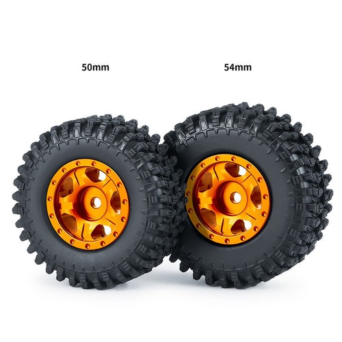 Juegos de neumáticos de aleación CNC 1,0"" con llanta de rueda Beadlock para automóvil sobre orugas de radiocontrol 1/24 axial SCX24 - Imagen 46 de 124