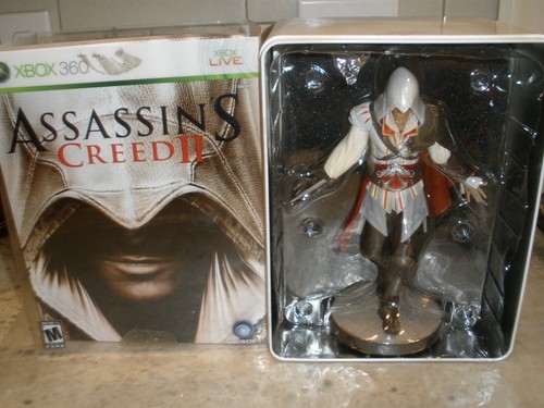 XBOX 360 ASSASSINS CREED II NEW ACTION FIGURE IN TIN NO GAME